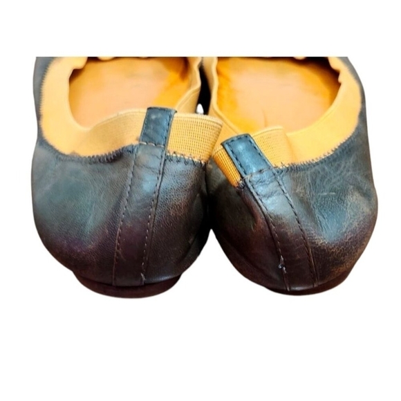 Tory Burch brown and orange ballet flats. Size 7.5 - Picture 5 of 9